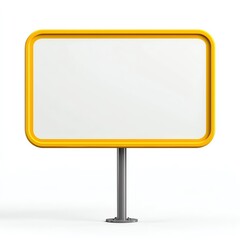 Blank billboard template for advertising or marketing campaigns.