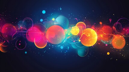 Naklejka premium Color gradient background design. Abstract geometric background with liquid shapes. Cool background design for posters. Eps10 vector illustration 