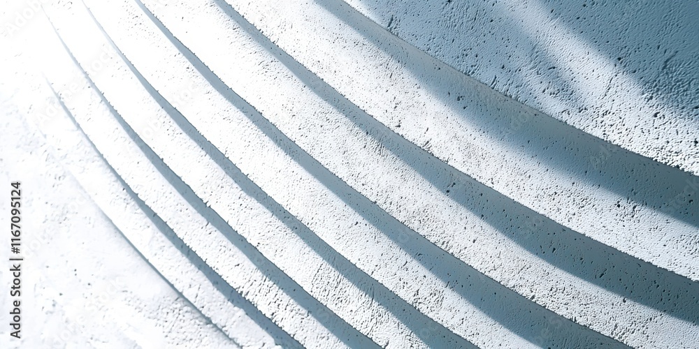 Poster white wall with a series of lines