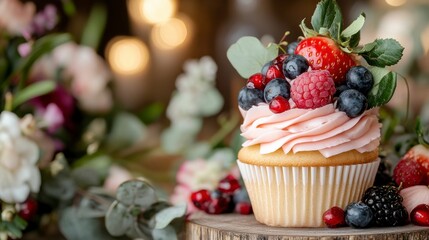 Sweet Berry Cupcake: A Delightful Treat!