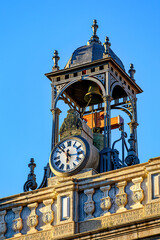 Ancient clock tower, Granada, Spain