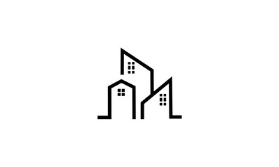 real estate house logo