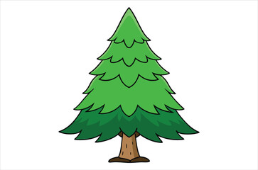 cedar vector,  icon vector illustration, cedar silhouette of a cedar isolated on a white background, eps, png, svg, vector,