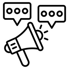 marketing single icon