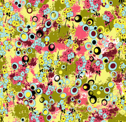 Aurora Abstract - Digital Abstract Allover Pattern Designs