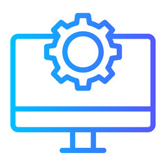computer gradient icon