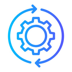 reload gradient icon