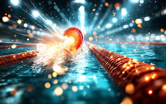 Dynamic Swimming Competition Aqua Burst Speed Energy