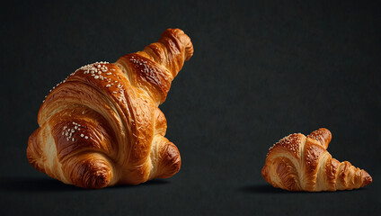Croissant food with new look