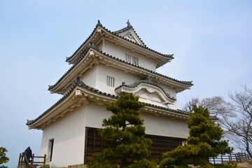 香川　丸亀城　本丸側からの天守