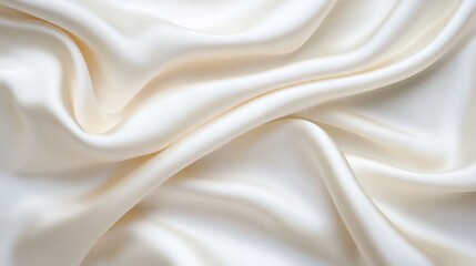 Obraz premium Smooth Elegant White Satin or Silk Fabric Gradient with Soft Reflective Lighting