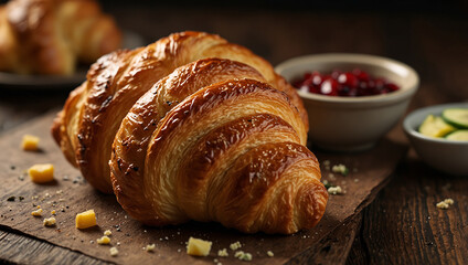 Croissant food with new look