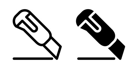 Cutter icon design template