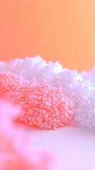 Pink Crystal Abstract 3D Background
