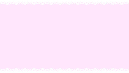 桜レースのホワイトフレーム♪