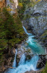 Dramatic Alpine Gorge: Hiking the Wolfsklamm