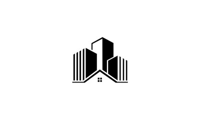 Obraz premium real estate house logo