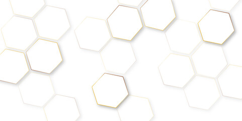 Hexagonal grid tile and mosaic structure mess cell, abstract white and grey background stripes background with geometric shape, honey comb illustration on white background..