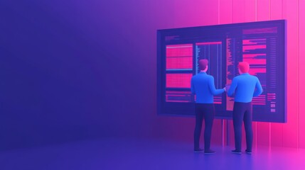 3D visualization of digital transformation, technology adoption, innovation in global industries, smart tech solutions, and AI advancements revolutionizing the business landscape