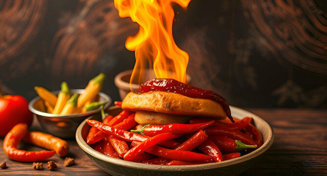 International hot and spicy food day  - Powered by Adobe