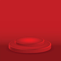 3d podium for product design with hd quality