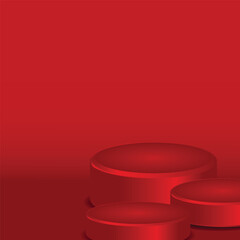 3d podium for product design with hd quality