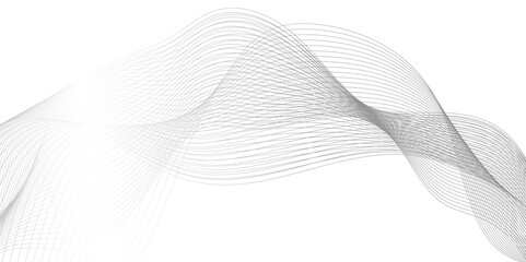abstract wave line with connecting dots and lines on a dark background, Technology, data science, geometric border pattern, Abstract wave element for design. 