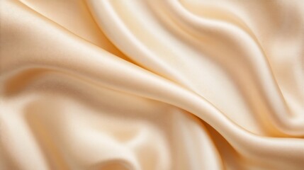 Fototapeta premium Exquisite Luxury Fabric Texture in Soft Beige Tones with Subtle Sheen