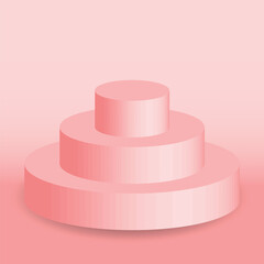 3d podium for product design with hd quality