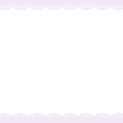 桜レースのピンクスクエアフレーム♪PNG