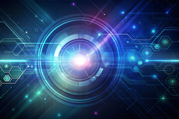 Obraz premium abstract technology background illustration