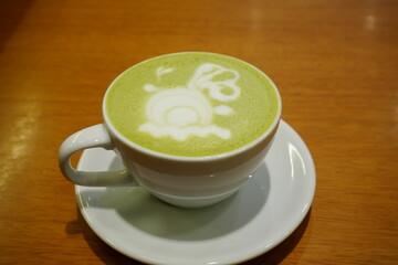 Hot Matcha Latte - 抹茶ミルク
