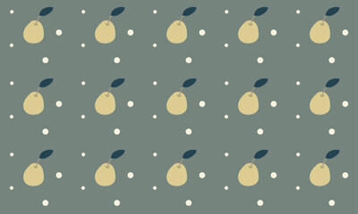 洋梨のパターン（スウォッチあり）