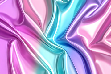 Obraz premium Pastel Silk Drape Abstract Background