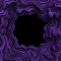 Purple Wave Abstract 3D Background