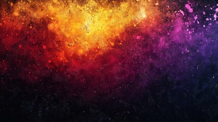 Dark grainy gradient background blue turquoise pink black glowing light noise texture banner backdrop poster copy space, Generative AI