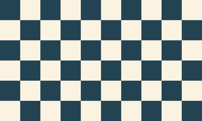 市松模様（紺と白）のパターン（スウォッチあり） © 桜 みずき