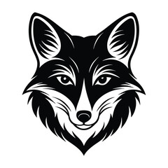 for face linocut vector illustration