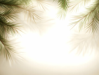 Elegant Plant Illustration Background
