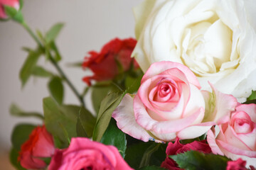 ピンクの花束