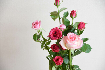 ピンクの花束