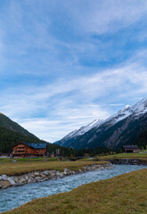 Misty Krimmler Achental valley, Austria