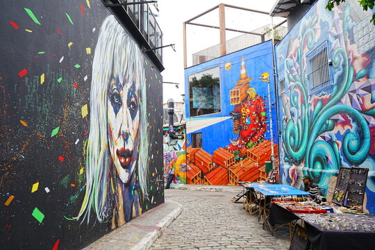 Beco do Batman in Sao Paulo, Brazil - ブラジル サンパウロ ベコ ド バットマン