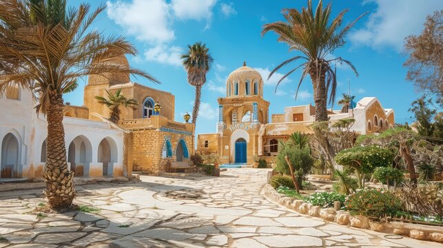 Beautiful Tunisia Djerba island Guellala village