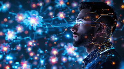 Artificial,3D mesh face,Artificial Intelligence Machine Learning,Futuristic 3D anatomical head composed of interconnected,Artificial Intelligence Female Robot