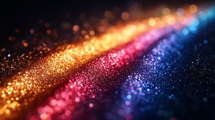 Colorful Glitter Sparkles Abstract Background