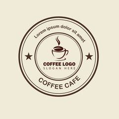 Coffee cafe logo design