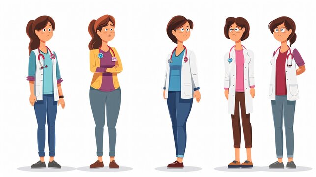 Woman with Underactive Thyroid Symptoms - Professional Medical Image for Health and Wellness Websites