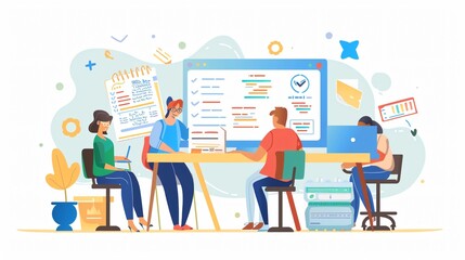 Professional Online Questionnaire for Teachers: Homework, Quiz, Exam Check