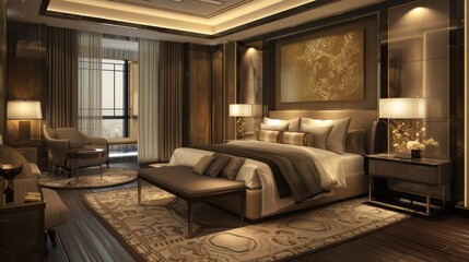 Fototapeta premium Bedroom Design Ideas